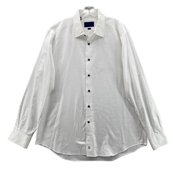 David Donahue Other - David Donahue Dress Shirt Men's 18 36/37 White Business Office Preppy Normcore